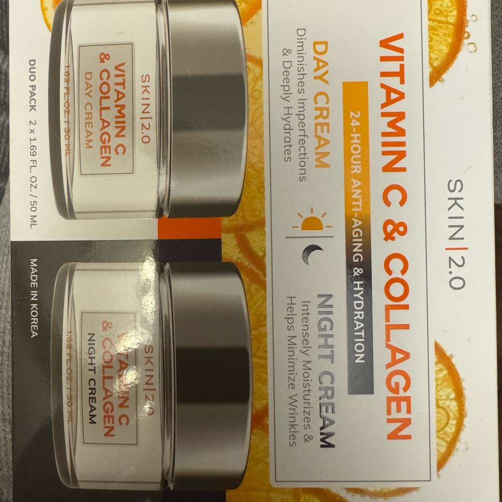 SKIN 2.0 Vitamin C & Collagen Day and Night Cream Duo